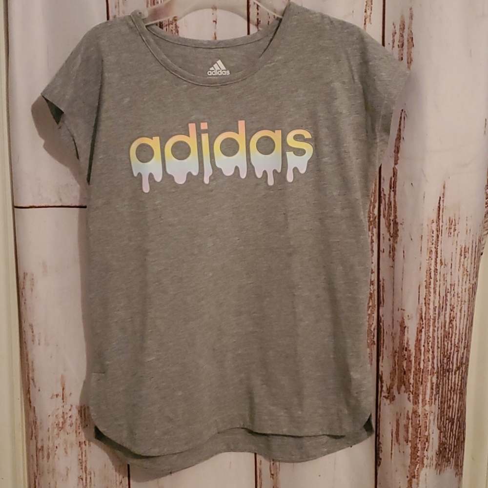 Girls Adidas short sleeve tee